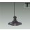 画像1: 大光電機(DAIKO) DPN-42646Y ペンダント 非調光 電球色 LED内蔵 プラグタイプ ブラック (1)