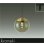 画像1: 大光電機(DAIKO) DPN-42663Y ペンダント 非調光 電球色 LED内蔵 プラグタイプ 真鍮色 (1)