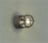 大光電機(DAIKO) DWP-39157YG アウトドアライト ポーチ灯 調光(調光器別売) 電球色 LED ランプ付 防雨形 ラスティーブラウン