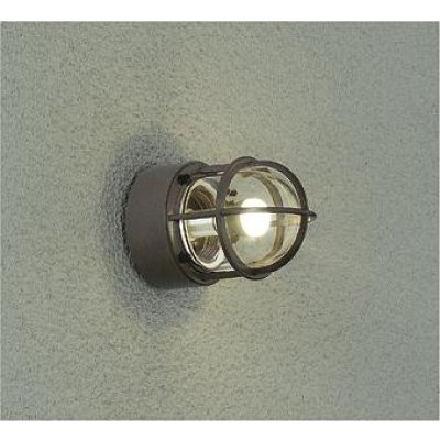 画像1: 大光電機(DAIKO) DWP-39157YG アウトドアライト ポーチ灯 調光(調光器別売) 電球色 LED ランプ付 防雨形 ラスティーブラウン