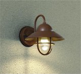 大光電機(DAIKO) DWP-39160YG アウトドアライト ポーチ灯 調光(調光器別売) 電球色 LED ランプ付 防雨形 ラスティーブラウン