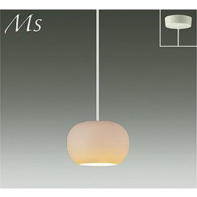 画像1: 大光電機(DAIKO) DPN-42667YG ペンダント 和風 調光(調光器別売) 電球色 LED ランプ付 フランジタイプ ホワイト