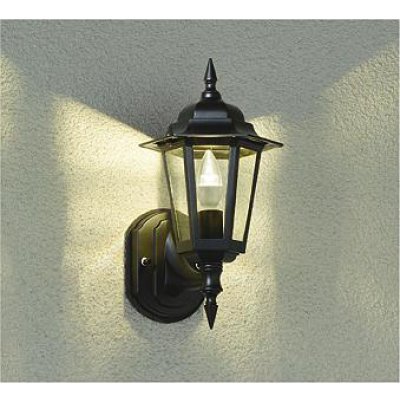 画像1: 大光電機(DAIKO) DWP-39882YG アウトドアライト ポーチ灯 調光(調光器別売) 電球色 LED ランプ付 防雨形 ブラック