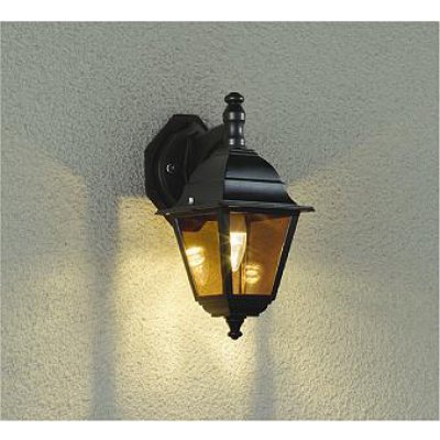 画像1: 大光電機(DAIKO) DWP-39883YG アウトドアライト ポーチ灯 調光(調光器別売) 電球色 LED ランプ付 防雨形 ブラック