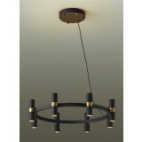 [9月発売] 大光電機(DAIKO) DCH-42685YG シャンデリア 調光(調光器別売) 電球色 LED ランプ付 直付専用 ブラック