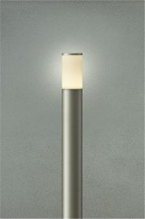 大光電機(DAIKO) DWP-42426YG アウトドアライト ポール灯 調光(調光器別売) 電球色 LED ランプ付 防雨形 ウォームシルバー