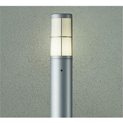 画像1: 大光電機(DAIKO) DWP-42712Y アウトドアライト ポール灯 調光(調光器別売) 電球色 LED ランプ付 防雨形 シルバー