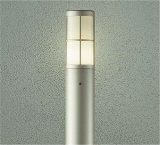 大光電機(DAIKO) DWP-42713Y アウトドアライト ポール灯 調光(調光器別売) 電球色 LED ランプ付 防雨形 ウォームシルバー