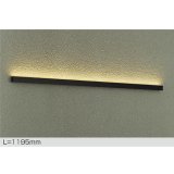 大光電機(DAIKO) DWP-5739YD アウトドアライト 屋外用間接照明 L=1195mm 電球色 LED内蔵 電源別売 防雨形 ブラック