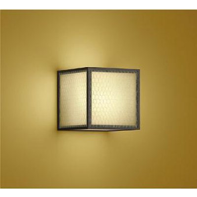 画像1: 大光電機(DAIKO) DBK-39116YG ブラケット 和風 調光(調光器別売) 電球色 LED ランプ付 ウォールナット