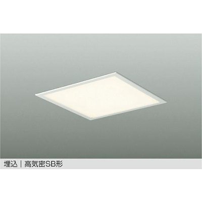 画像1: 大光電機(DAIKO) DBL-5453YWGE ベースライト 14畳 調光(調光器別売) 電球色 LED内蔵 スクエア 高気密SB形 ホワイト