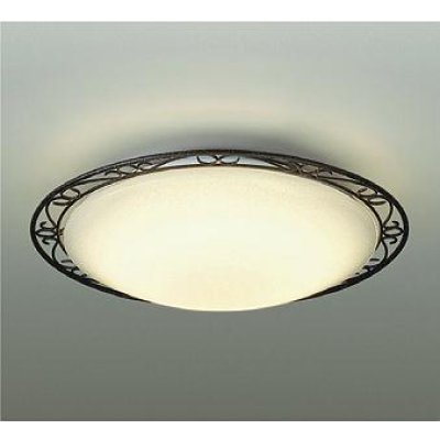 画像1: 大光電機(DAIKO) DCL-39912YE 小型シーリング 非調光 電球色 LED内蔵 ブラックアンティーク