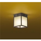 [9月発売] 大光電機(DAIKO) DCL-39980YG 小型シーリング 和風 調光(調光器別売) 電球色 LED ランプ付 木製オイルステン