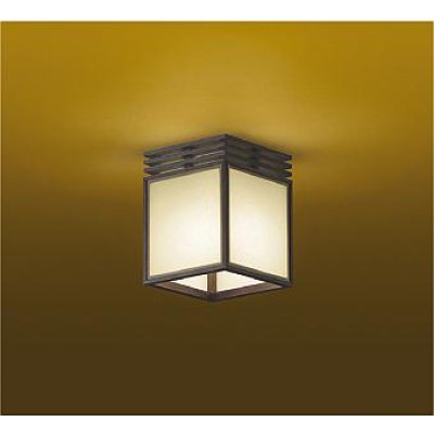 画像1: 大光電機(DAIKO) DCL-39980YG 小型シーリング 和風 調光(調光器別売) 電球色 LED ランプ付 木製オイルステン