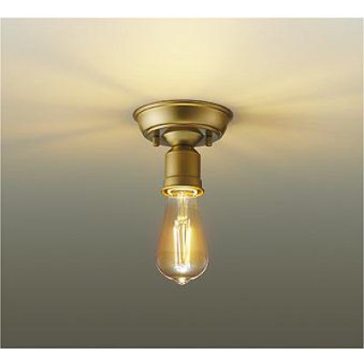画像1: 大光電機(DAIKO) DCL-42617YG 小型シーリング 調光(調光器別売) キャンドル色 LED ランプ付 真鍮