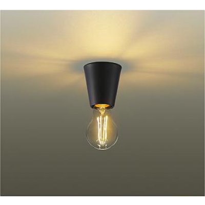 画像1: 大光電機(DAIKO) DCL-42624YG 小型シーリング 調光(調光器別売) キャンドル色 LED ランプ付 ブラック