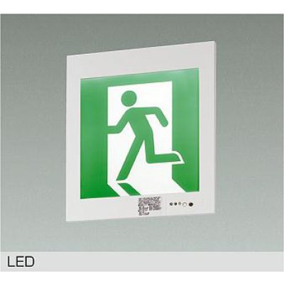 画像1: 大光電機(DAIKO) DEG-42581 防災照明 誘導灯 非調光 LED内蔵 本体 埋込形 B級・BL形(20B形) プレート別売