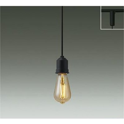 画像1: 大光電機(DAIKO) DPN-42608YG ペンダント 調光(調光器別売) キャンドル色 LED ランプ付 プラグタイプ ブラックサテン