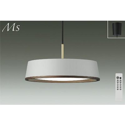 画像1: 大光電機(DAIKO) DPN-42664 ペンダント 8畳 調色調光 リモコン付 プルレス LED内蔵 フランジタイプ ペールグレー