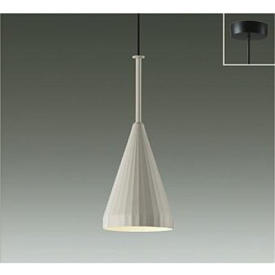 画像1: 大光電機(DAIKO) DPN-42673Y ペンダント 非調光 電球色 LED内蔵 フランジタイプ ペールグレー