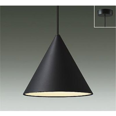画像1: 大光電機(DAIKO) DPN-42678YG ペンダント 調光(調光器別売) 電球色 LED ランプ付 フランジタイプ ブラックサテン