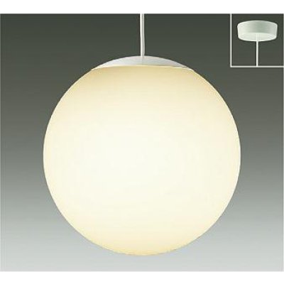 画像1: 大光電機(DAIKO) DPN-42690Y ペンダント 非調光 電球色 LED ランプ付 フランジタイプ ホワイト