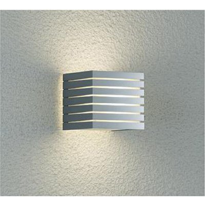 画像1: 大光電機(DAIKO) DWP-38379YG アウトドアライト ポーチ灯 調光(調光器別売) 電球色 LED ランプ付 防雨・防湿形 シルバー