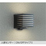 [9月発売] 大光電機(DAIKO) DWP-39661YE アウトドアライト ポーチ灯 非調光 電球色 LED ランプ付 人感センサー ON/OFFタイプI 防雨形 ブラック