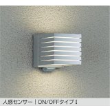 [9月発売] 大光電機(DAIKO) DWP-39662YE アウトドアライト ポーチ灯 非調光 電球色 LED ランプ付 人感センサー ON/OFFタイプI 防雨形 シルバー