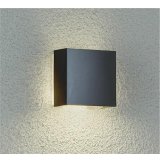 [9月発売] 大光電機(DAIKO) DWP-40294YG アウトドアライト ポーチ灯 調光(調光器別売) 電球色 LED ランプ付 防雨形 ブラック