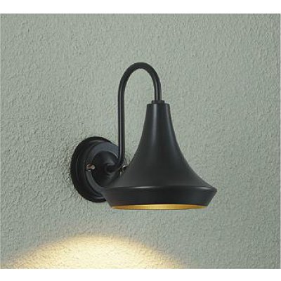 画像1: 大光電機(DAIKO) DWP-41873YG アウトドアライト ポーチ灯 調光(調光器別売) 電球色 LED ランプ付 防雨形 ブラック