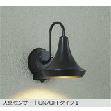 [9月発売] 大光電機(DAIKO) DWP-41874YE アウトドアライト ポーチ灯 非調光 電球色 LED ランプ付 人感センサー ON/OFFタイプI 防雨形 ブラック
