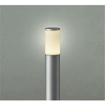 画像1: 大光電機(DAIKO) DWP-42419YG アウトドアライト ポール灯 調光(調光器別売) 電球色 LED ランプ付 防雨形 シルバー