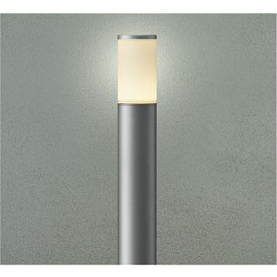 画像1: 大光電機(DAIKO) DWP-42422YG アウトドアライト ポール灯 調光(調光器別売) 電球色 LED ランプ付 防雨形 シルバー