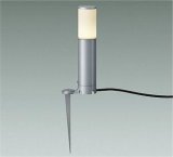 大光電機(DAIKO) DWP-42428YG アウトドアライト ポール灯 非調光 電球色 LED ランプ付 防雨形 シルバー