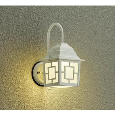 画像1: 大光電機(DAIKO) DWP-42726YG アウトドアライト ポーチ灯 調光(調光器別売) 電球色 LED ランプ付 防雨形 ホワイト