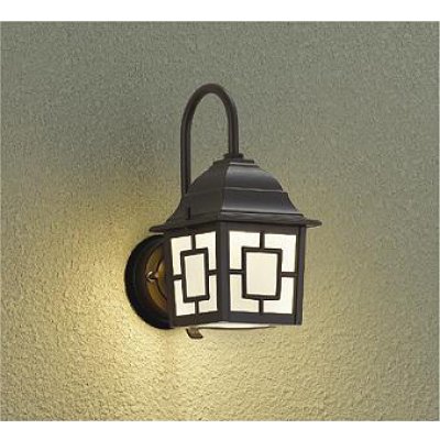 画像1: 大光電機(DAIKO) DWP-42730YG アウトドアライト ポーチ灯 調光(調光器別売) 電球色 LED ランプ付 防雨形 ラスティーブラウン