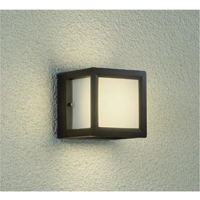 画像1: 大光電機(DAIKO) DWP-42792YG アウトドアライト ポーチ灯 調光(調光器別売) 電球色 LED ランプ付 防雨・防湿形 ブラック