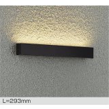 大光電機(DAIKO) DWP-5736YD アウトドアライト 屋外用間接照明 L=293mm 電球色 LED内蔵 電源別売 防雨形 ブラック