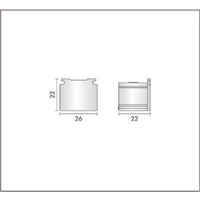画像1: 大光電機(DAIKO) TP-VL1004W 部材 DC48V専用 浅形エンドキャップ ホワイト