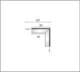 大光電機(DAIKO) TP-VL1007B 部材 DC48V専用 浅形縦付連結用金具 ブラック