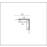 大光電機(DAIKO) TP-VL1007W 部材 DC48V専用 浅形縦付連結用金具 ホワイト
