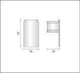 大光電機(DAIKO) TP-VL2004W 部材 DC48V専用 深形エンドキャップ ホワイト