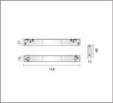 大光電機(DAIKO) TP-VL9002B 部材 DC48V専用 連結用ジョイナー 浅形・深形共通 ブラック