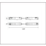 大光電機(DAIKO) TP-VL9004W 部材 DC48V専用 縦付用ジョイナー 浅形・深形共通 ホワイト