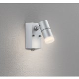 オーデリック OG264241R1 エクステリアライト スポットライト LED一体型 電球色 高演色LED 人感センサー コーキングレス型 防雨型 マットシルバー