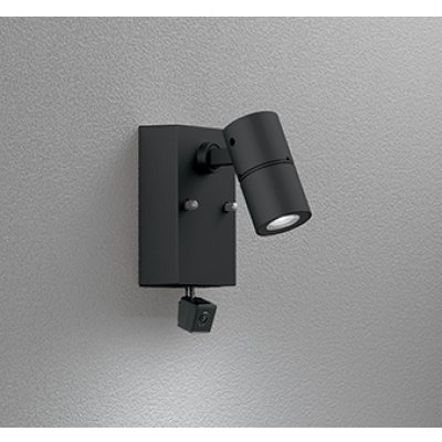 画像1: オーデリック OG264263R1 エクステリアライト スポットライト LED一体型 昼白色 高演色LED 人検知カメラ付 コーキングレス型 防雨型 ブラック
