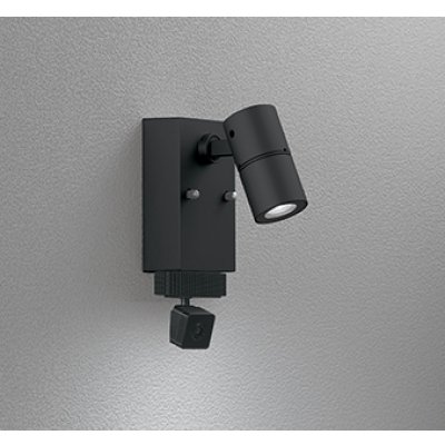 画像1: オーデリック OG264264R1 エクステリアライト スポットライト LED一体型 昼白色 高演色LED 顔識別カメラ付 コーキングレス型 防雨型 ブラック