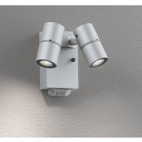 オーデリック OG264272R1 エクステリアライト スポットライト LED一体型 電球色 高演色LED 人感センサー コーキングレス型 防雨型 マットシルバー
