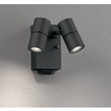 オーデリック OG264274R1 エクステリアライト スポットライト LED一体型 電球色 高演色LED 人感センサー コーキングレス型 防雨型 ブラック